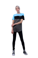 Kondor Blue Premium Microfiber Lens Cleaning T-Shirt (Tri-Colored, Short Sleeve) (L)