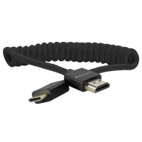 Kondor Blue Coiled Mini HDMI to Full HDMI (12-24&amp;quot;) - Black