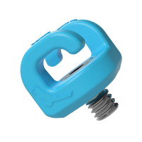 Kondor Blue Mondo Ties Cable Management Clips for Cameras (1/4&amp;quot;-20) ( 5 Pack / Kondor Blue)