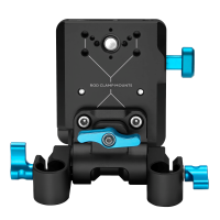 Kondor Blue Mini V-Mount Battery Plate (Raven Black)