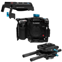 Kondor Blue Panasonic LUMIX GH7/GH6 Cage Base Rig MKII (Raven Black)