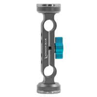 Kondor Blue 15mm Arri Rosette Dual Rod Clamp (Space Gray)