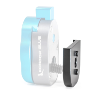 Kondor Blue SmallHD Anti Twist Cradle for Mini Lock Quick Release Plates