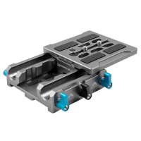 Kondor Blue Universal LWS ARRI Bridge Plate for ARRI, RED, URSA, C70, VENICE (Space Gray)