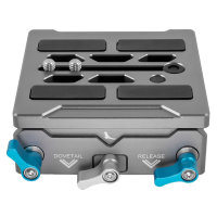 Kondor Blue Universal LWS ARRI Bridge Plate for ARRI, RED, URSA, C70, VENICE (Space Gray)