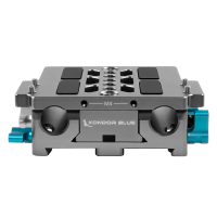 Kondor Blue LWS ARRI Bridge Plate For Cinema Cameras with Riser for ARRI Alexa Mini (Space Gray)