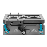 Kondor Blue LWS ARRI Bridge Plate For Cinema Cameras with Riser for ARRI Alexa Mini (Space Gray)