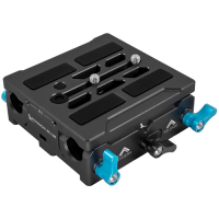 Kondor Blue Universal LWS ARRI Bridge Plate for ARRI, RED, URSA, C70, VENICE (Raven Black)