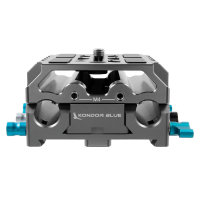 Kondor Blue LWS ARRI Bridge Plate For Cinema Cameras with With Riser for RED KOMODO (Space Gray)