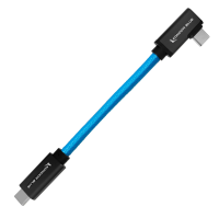 Kondor Blue USB C to USB C Cable for SSD Recording &amp;amp; Charging - 8K Data and Power Delivery (Right An