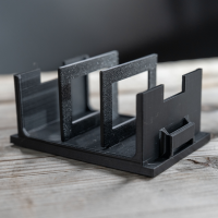 Halterung f&amp;#252;r 3 Blackmagic Micro oder Bi-Directional Converter - Vertikal