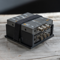 Halterung f&amp;#252;r 2 Blackmagic Mini Converter - Horizontal