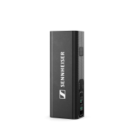 2-channel all-in-one wireless microphone system featuring two clip-on mic transmitters, receiver, 