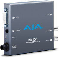AJA ROI-DVI-R0 - DVI/HDMI to SDI with Region of Interest Scaling and DVI Loop Through