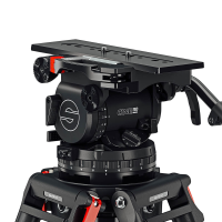 Sachtler Cine 30 Fluidkopf mit Sideload 30HD,  150 mm, 7+7 drag, 1 Teleskopschwenkstange