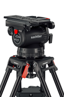 Sachtler Cine 50 Fluidkopf mit Sideload,  150 mm, 9+9 drag, 1 Teleskopschwenkstange