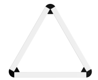 INFINIBAR Triangle Flat Connector