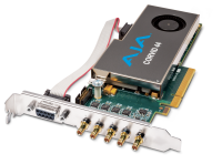 AJA CRV44-S-NF - Low Profile PCIe Bracket and Passive Heat Sink, Includes 5x 101999-02 1.0/2.3 to BN