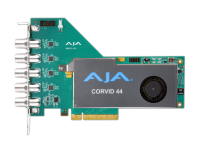 AJA CRV44-BNC-R0 - Full size BNC connectors, standard height PCIe bracket only, No Cables
