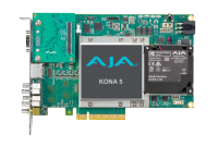 AJA KONA-5-R0 - 12G-SDI I/O, 10-bit PCIe Card, HDMI 2.0 Output w/ HFR Support (ATX Power)