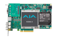 AJA KONA-5-R0-S01 - 12G-SDI I/O, 10-bit PCIe Card, HDMI 2.0 Output w/ HFR Support (PCIe power)