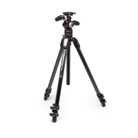 055 Carbon 3-Section Tripod with 3-Way Head + MOVE