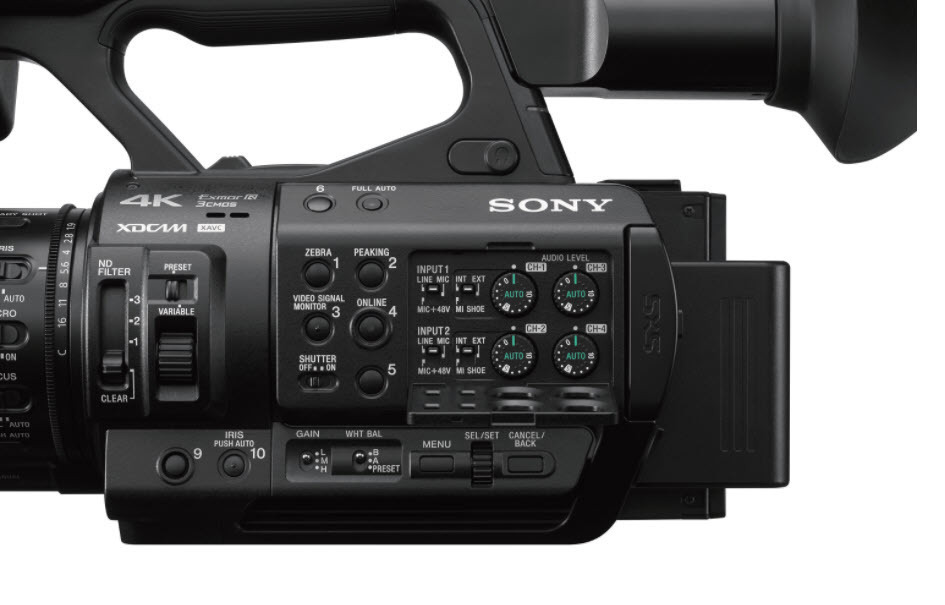 Sony PXW-Z280V - 1/2&amp;quot; 3 Chip 4K Handy Camcorder