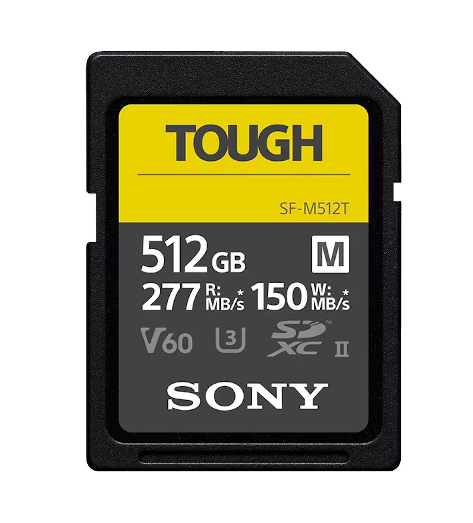 Sony SF-M Tough SDXC 512GB UHS-II 277MBs