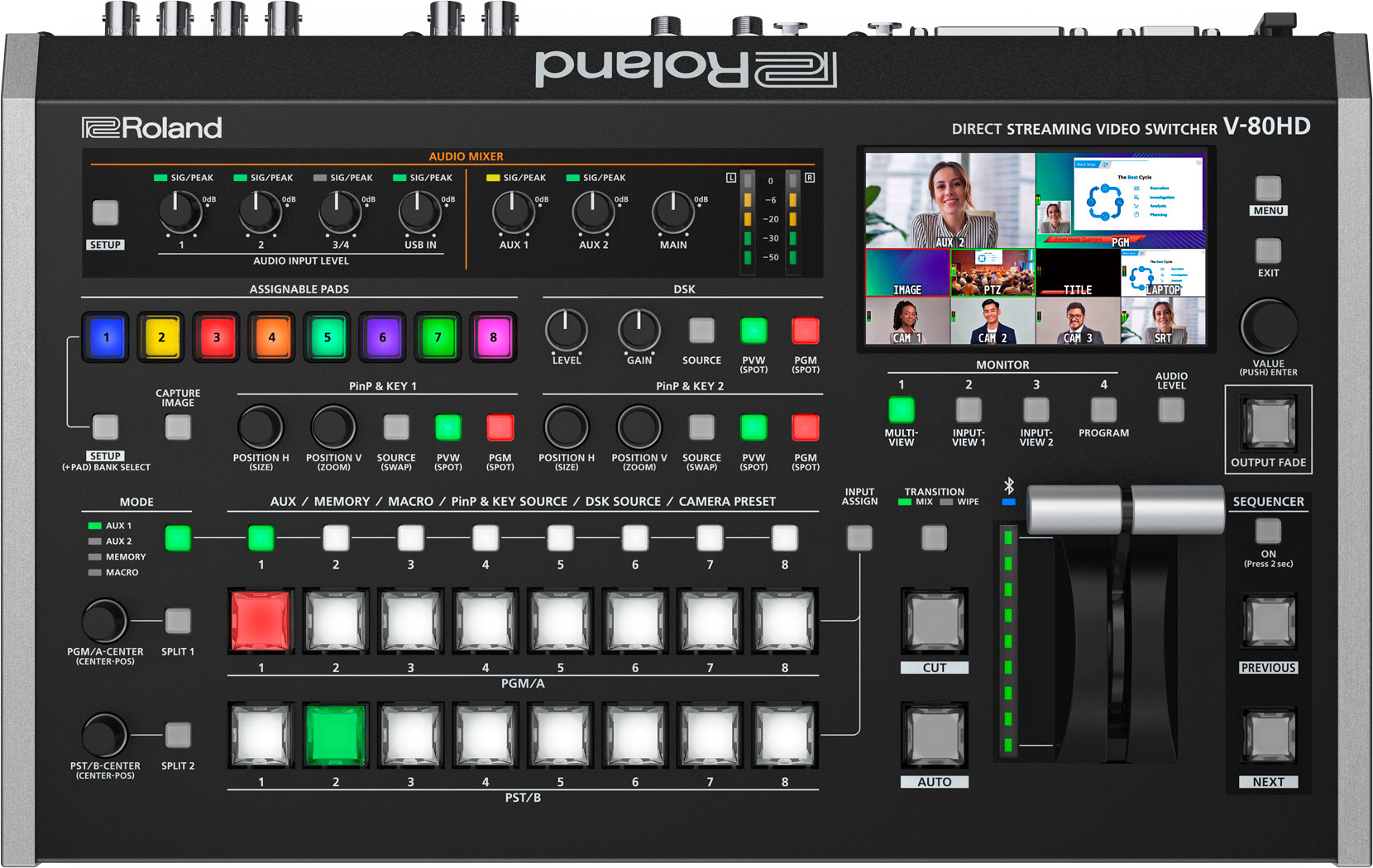 ROLAND V-80HD Direct Streaming Video Switcher
